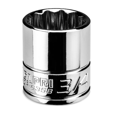 Capri Tools 3/8 in Drive 3/4 in 12-Point SAE Shallow Socket CP16356